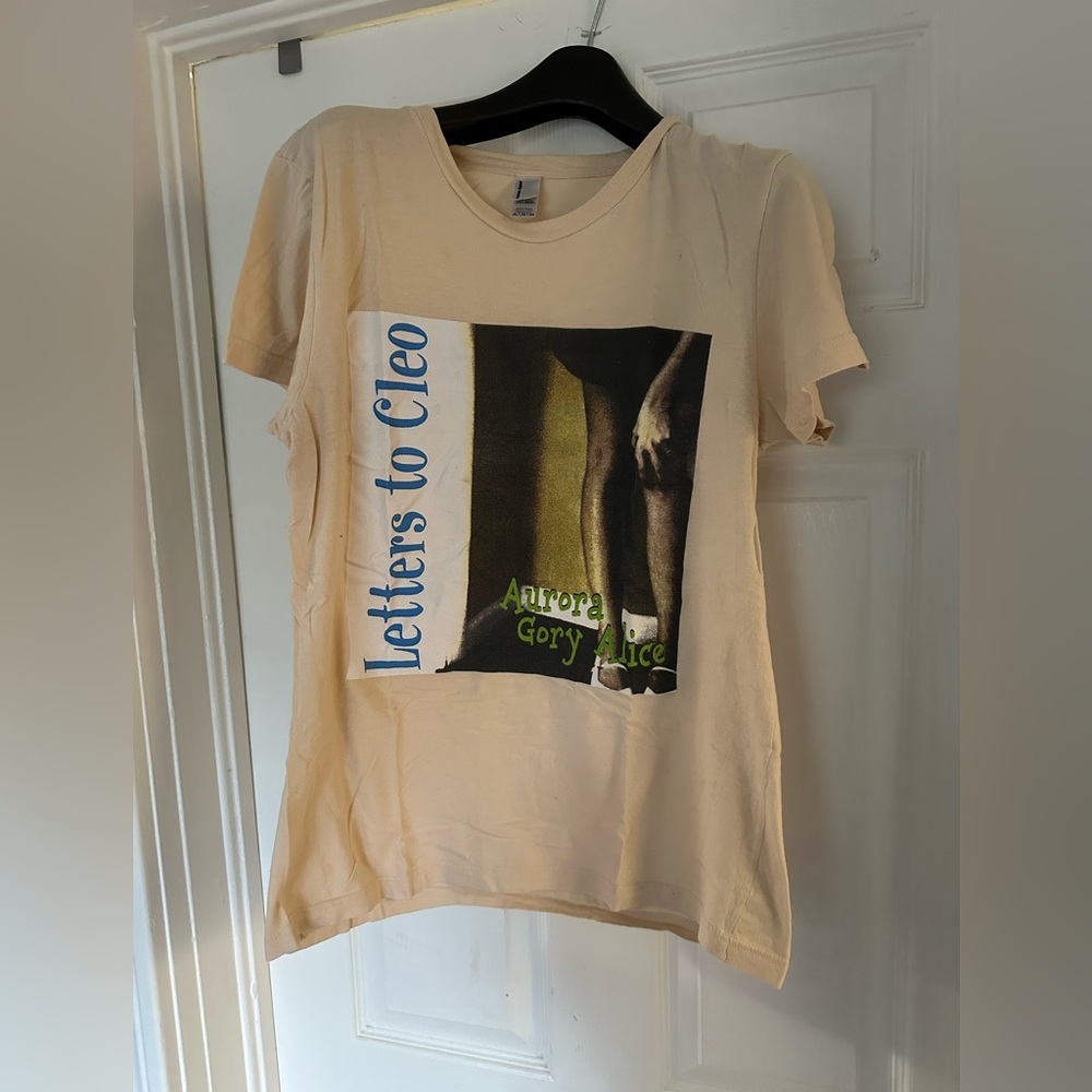 Letters to Cleo Band Tee Size L - Aurora Gory Alice Album Cover